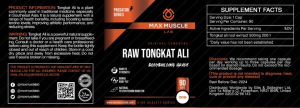 Tongkat Ali Supplements